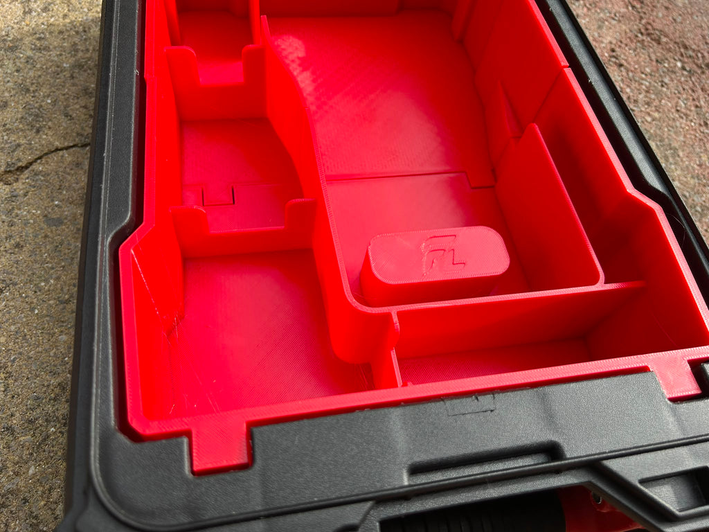 Milwaukee Packout Insert Liner for Brother E560BTVP  Label Printer Organiser