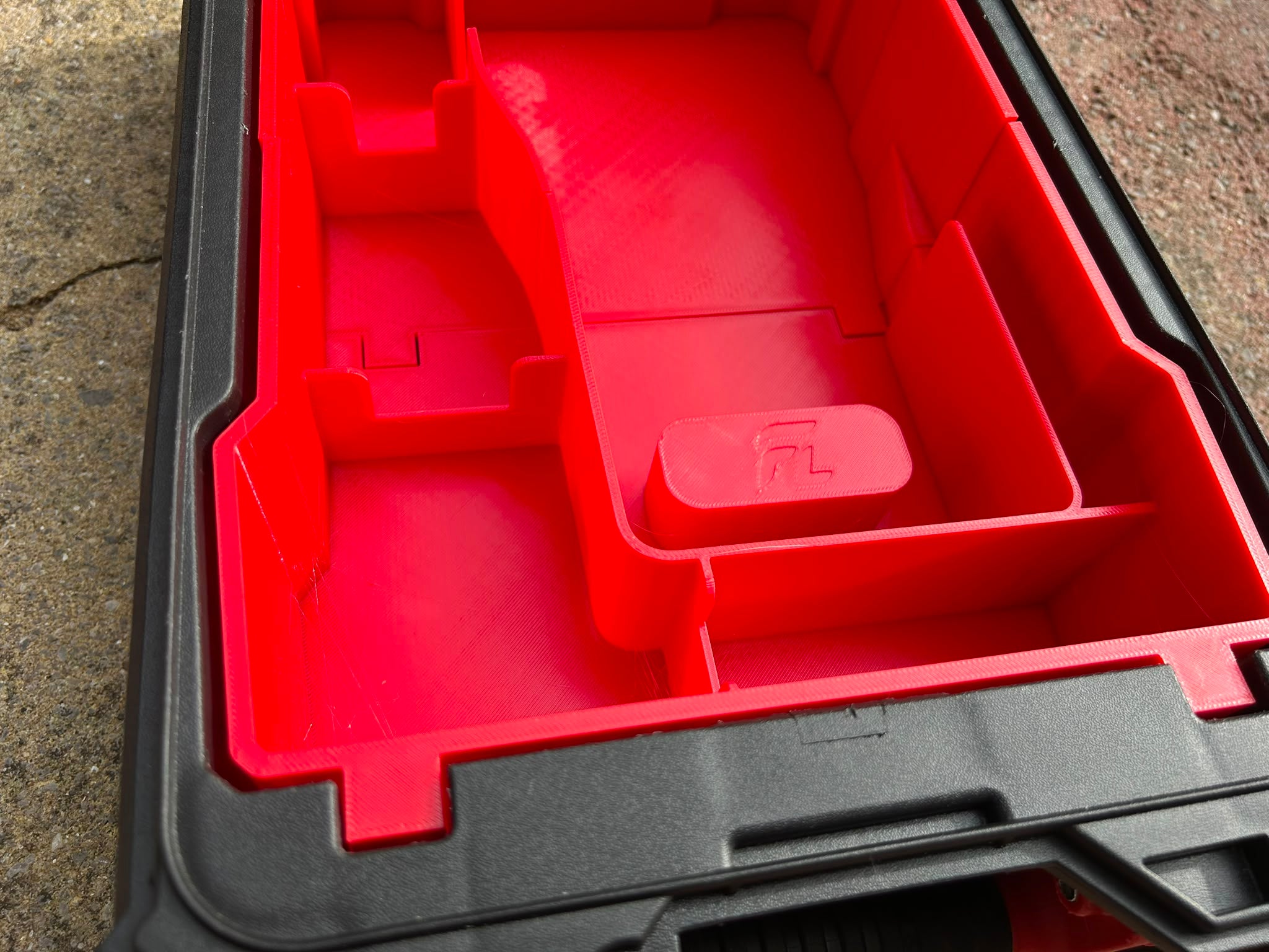 Milwaukee Packout Insert Liner for Brother E560BTVP  Label Printer Organiser