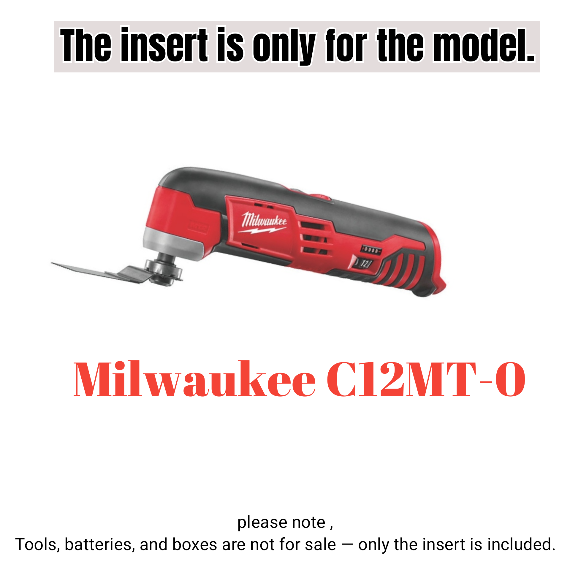 Milwaukee C12MT-0 PACKOUT Insert Tray Multi Tool Organiser